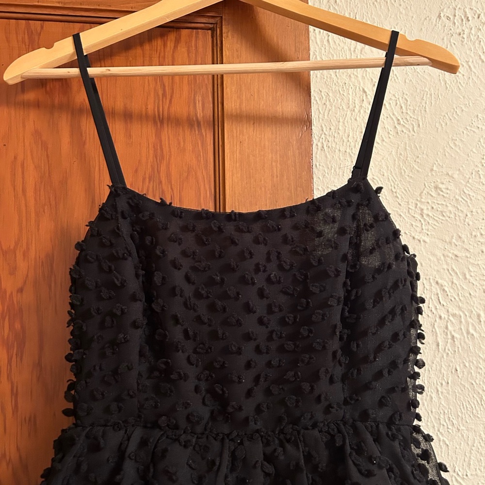 Lulu's Black Tiered Midi Dress - Picture 3 of 6